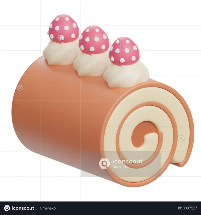 Swiss roll  3D Icon