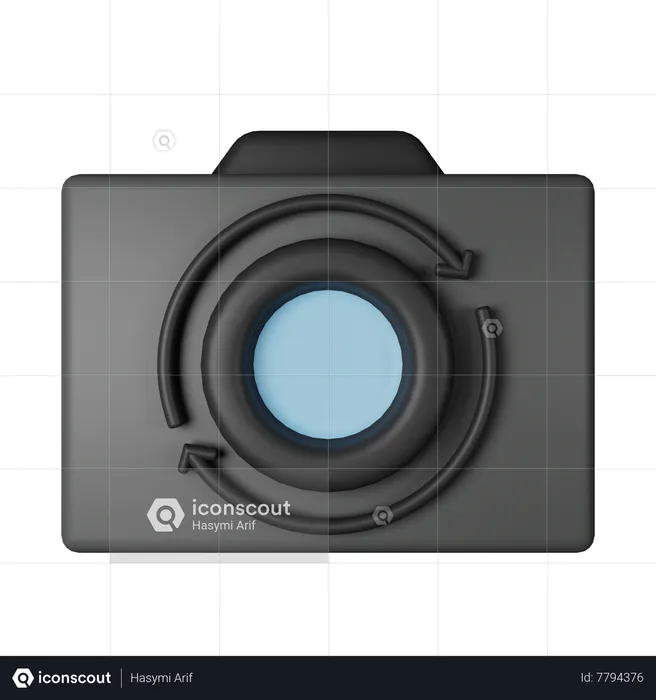Switch Camera  3D Icon