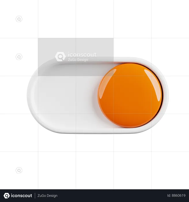 Switch On  3D Icon