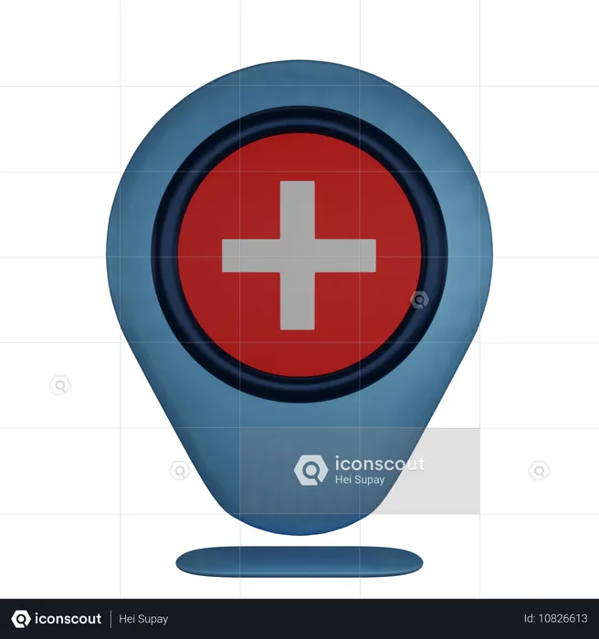 Switzerland  3D Icon