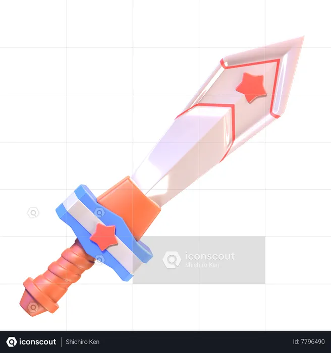 Sword  3D Icon