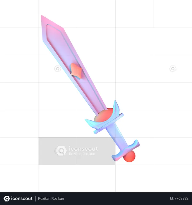 Sword  3D Icon