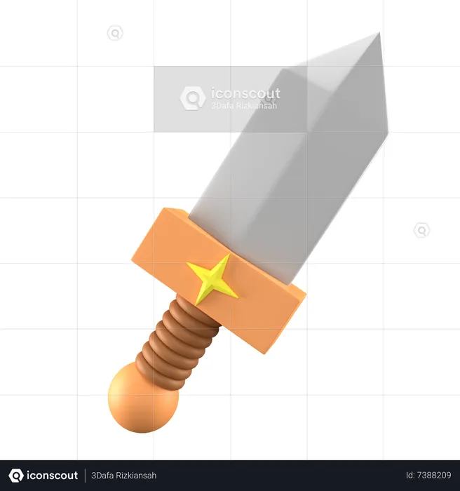 Sword  3D Icon