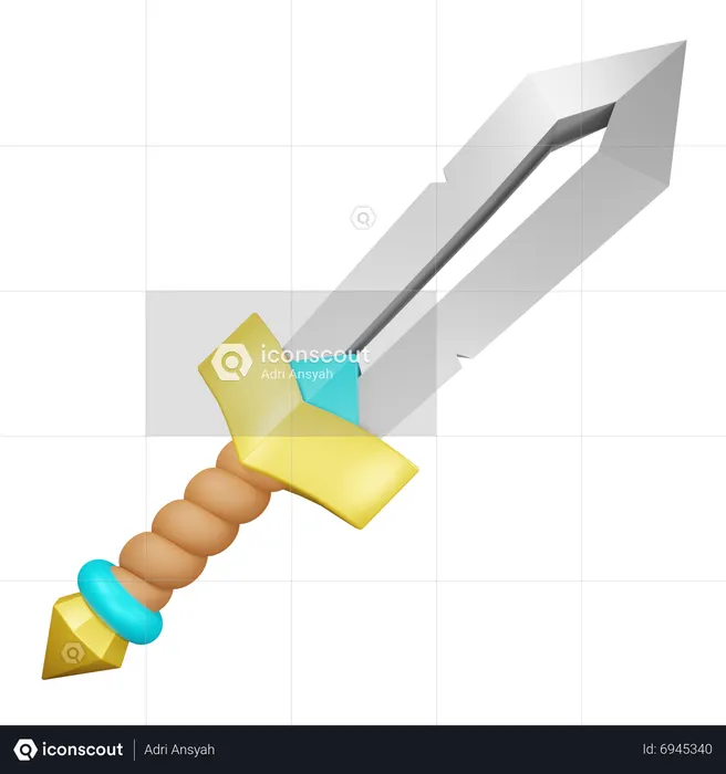 Sword  3D Icon