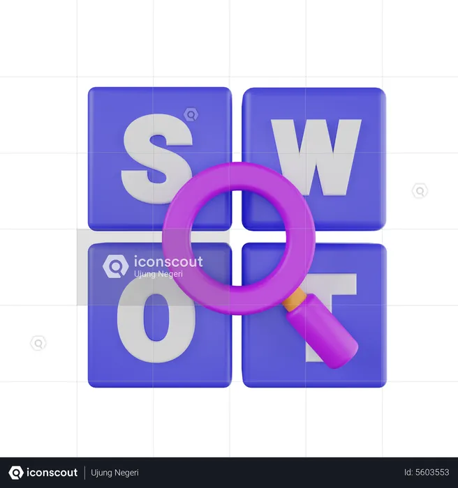 Swot Analysis  3D Icon