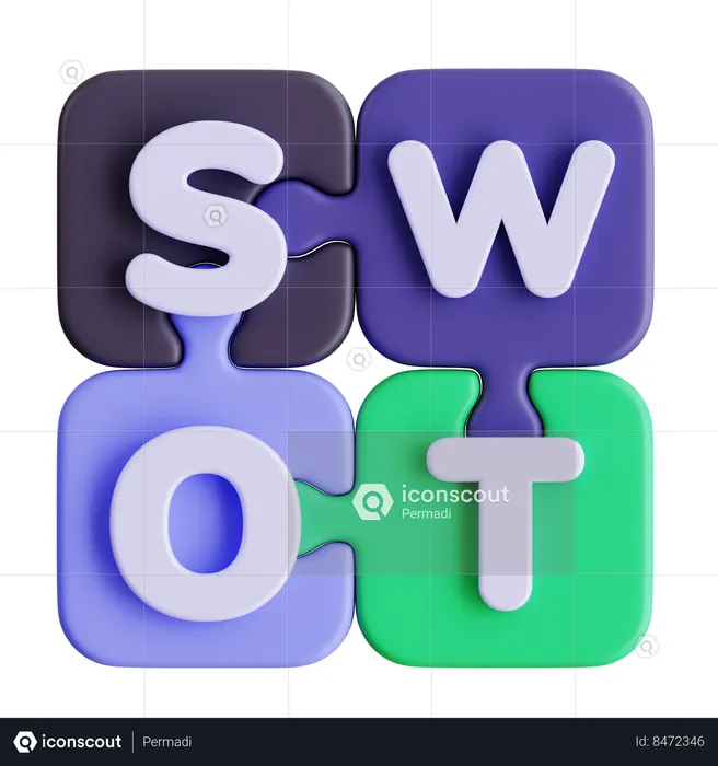 Swot technology  3D Icon