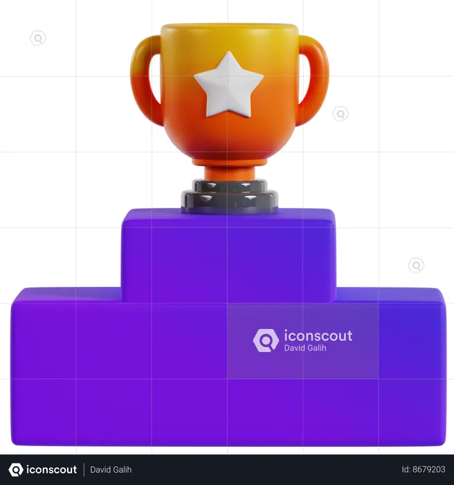 Symbol of Achievement Victory  3D Icon