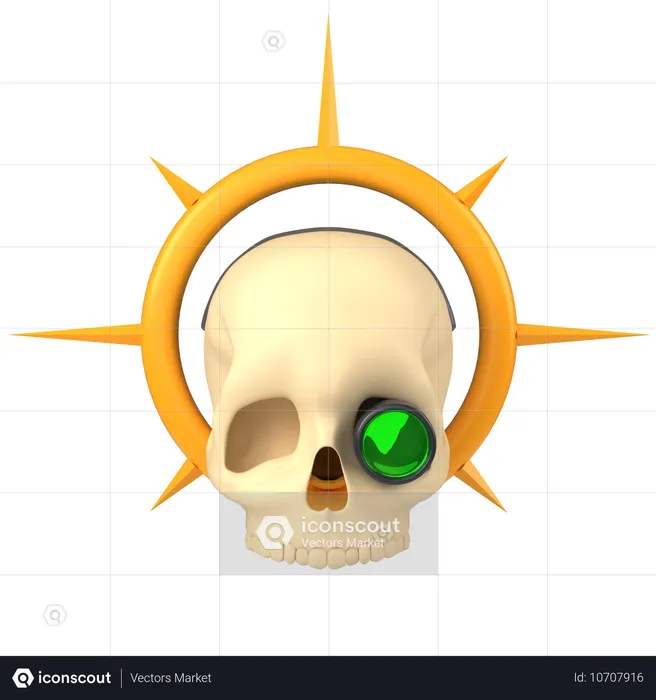 Symbole de la mort  3D Icon