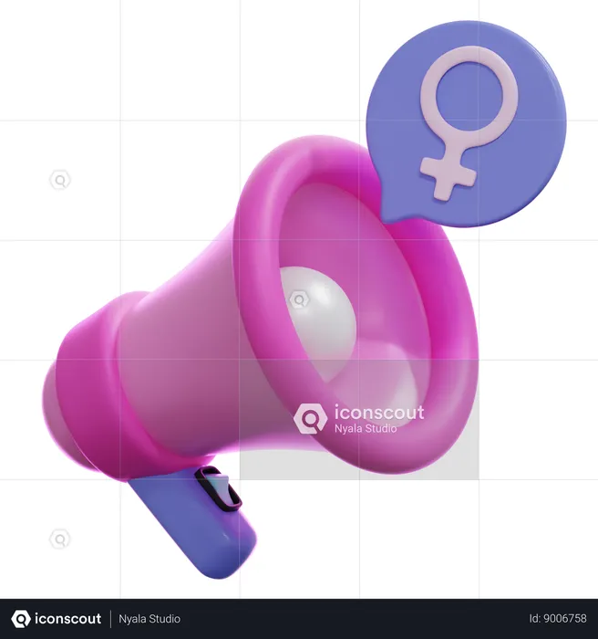 Symbole féminin  3D Icon