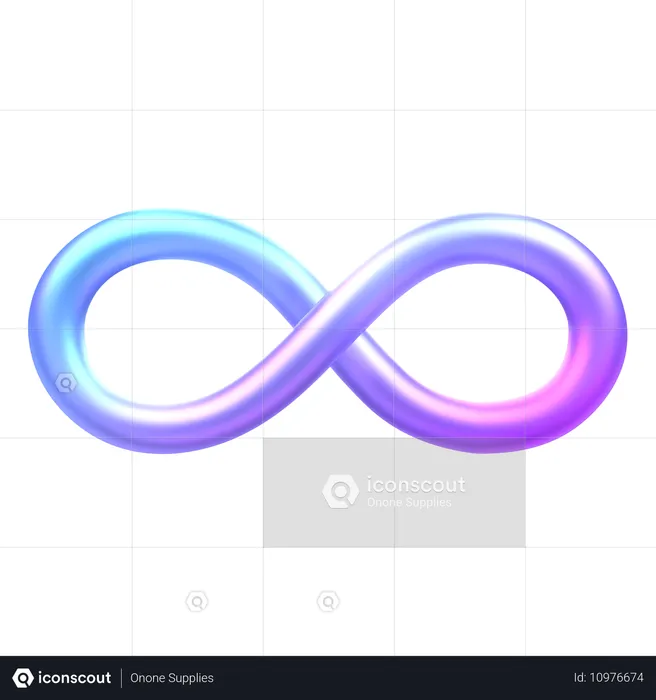 Symbole de l'infini  3D Icon