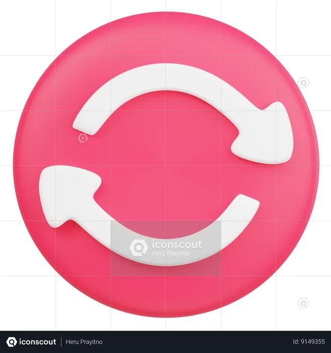 Sync  3D Icon