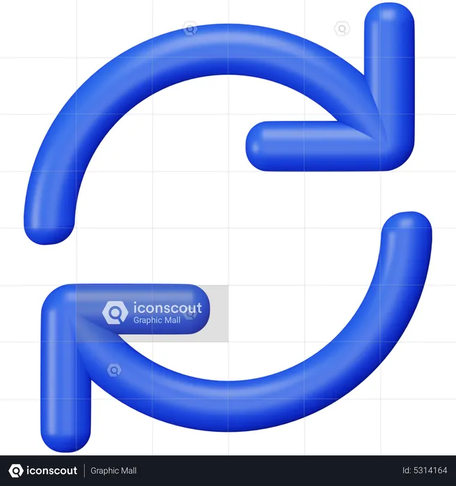 Synchroniser  3D Icon