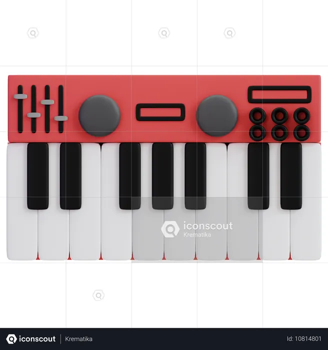 Synthesizer  3D Icon