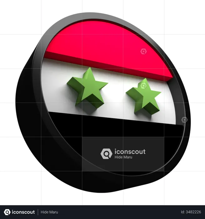 Syria Flag Flag 3D Flag
