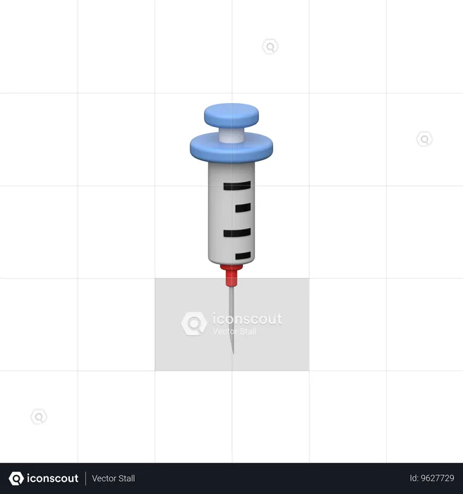 注射器  3D Icon