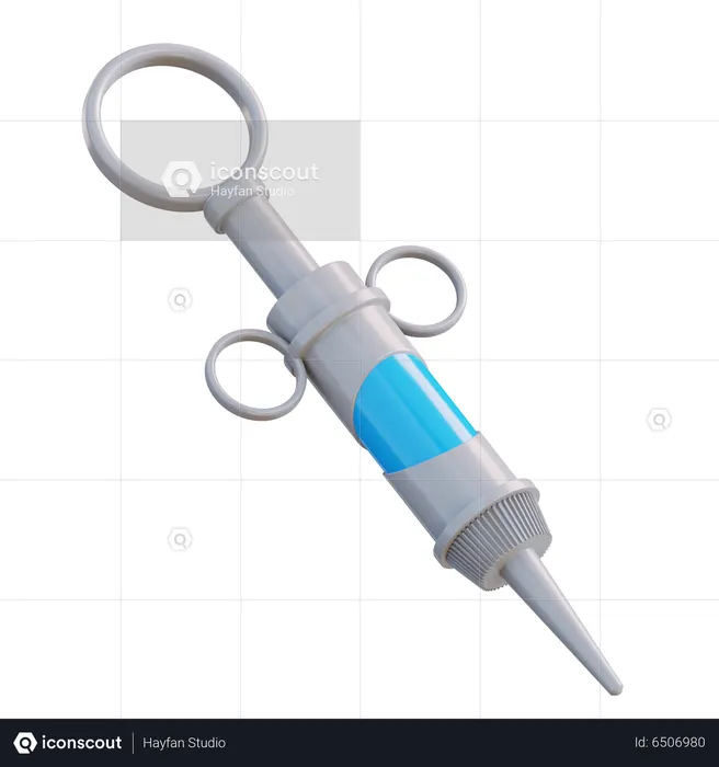 Syringe  3D Icon