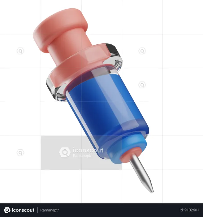 Syringe  3D Icon