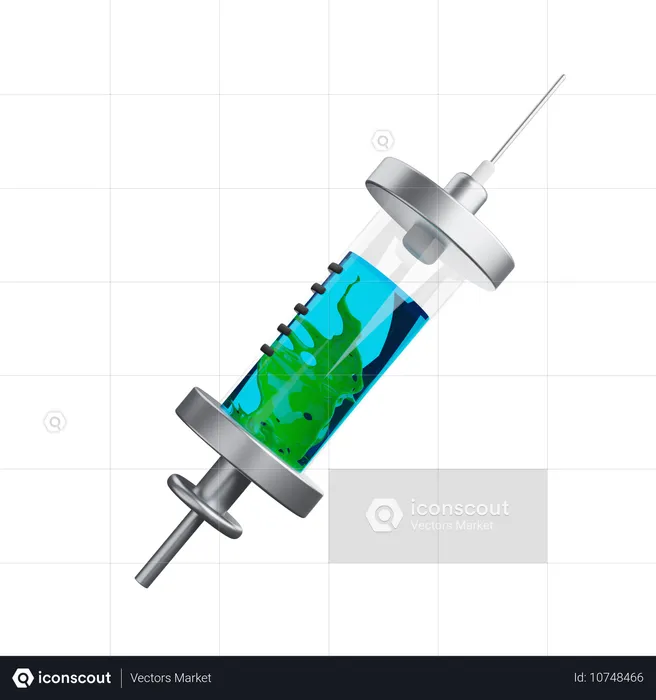 Syringe  3D Icon