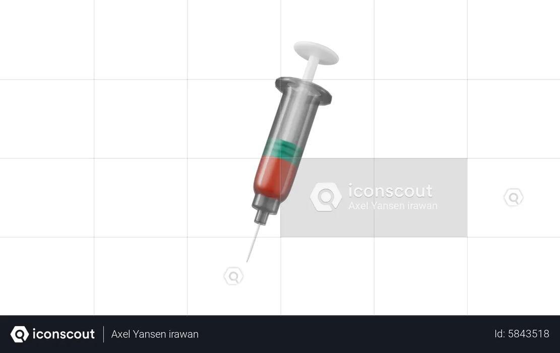 Syringe  3D Icon