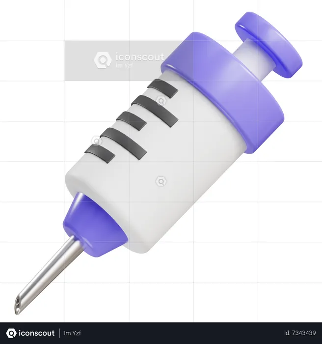 Syringe  3D Icon