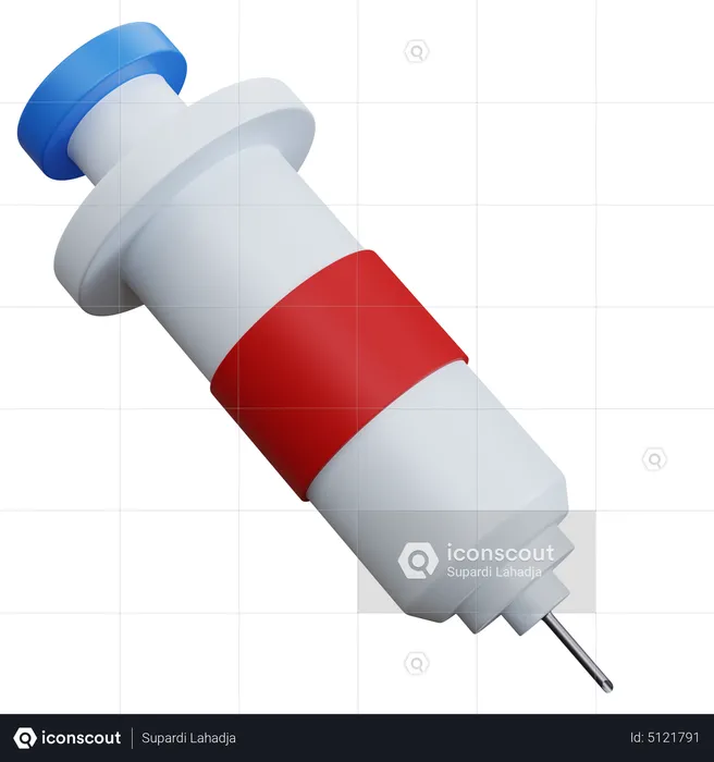 Syringe  3D Icon