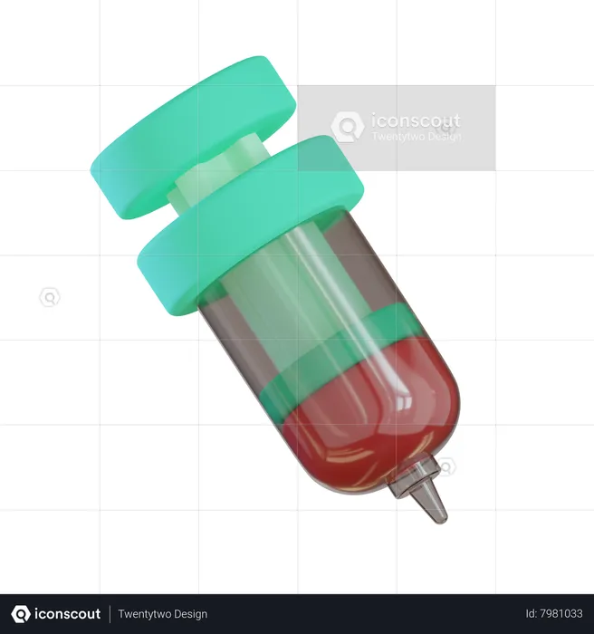 Syringe  3D Icon