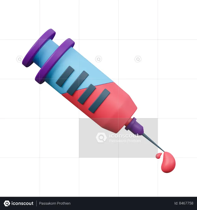 Syringe  3D Icon