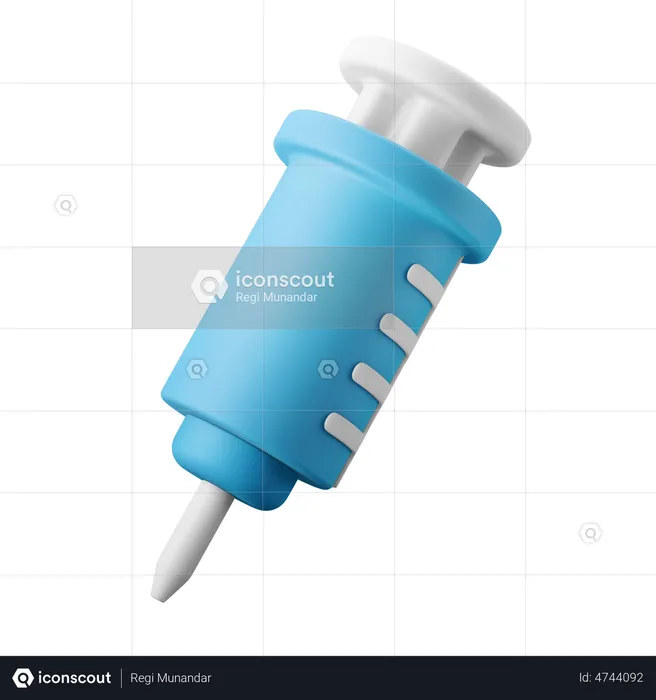 Syringe  3D Illustration