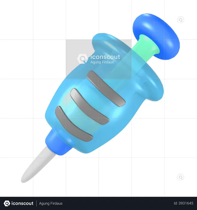 Syringe  3D Illustration