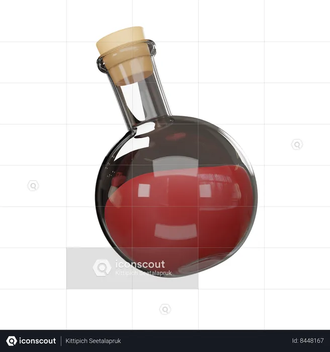 Syrup bottle  3D Icon