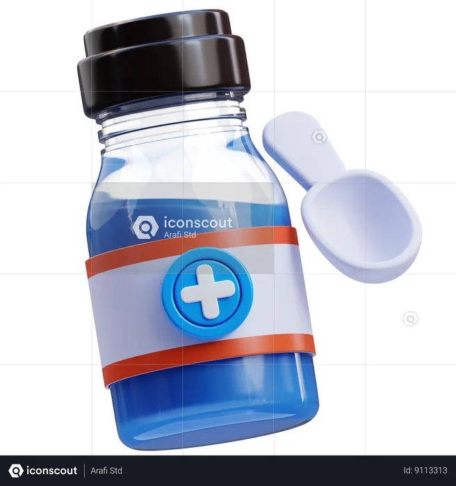 Syrup_medicine  3D Icon