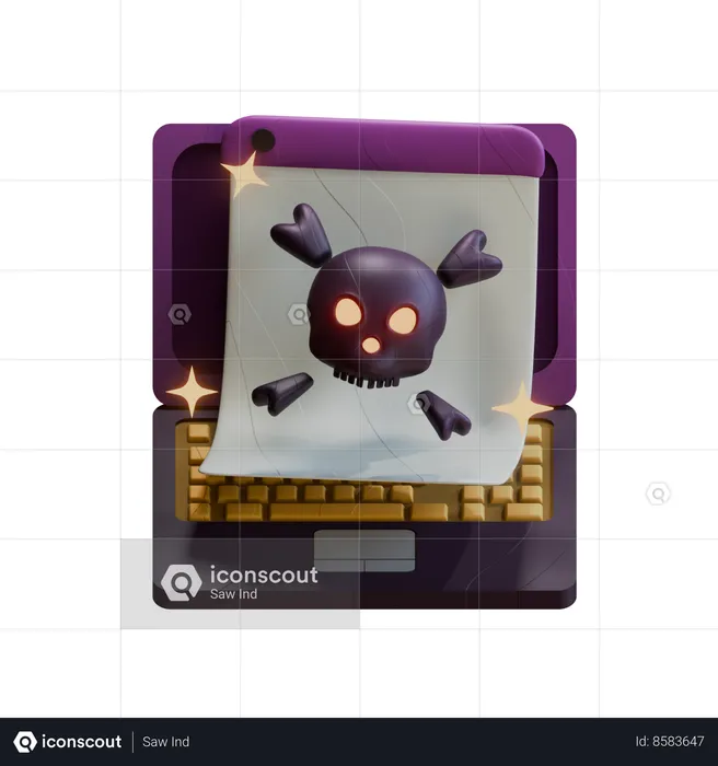 System Malware  3D Icon