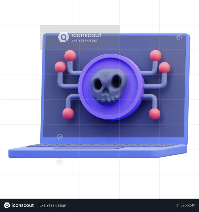 System Malware  3D Icon