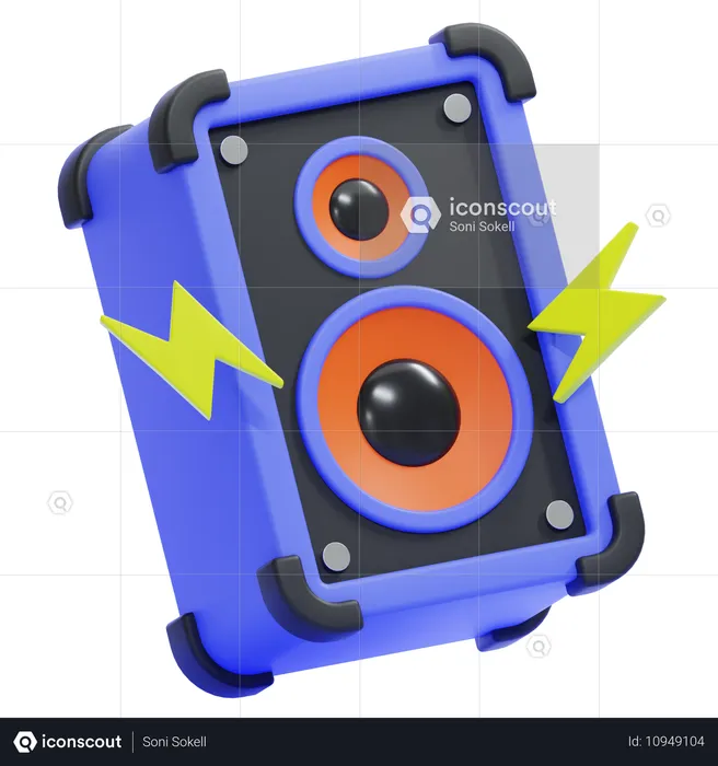 Systeme audio  3D Icon