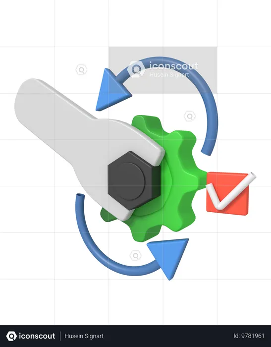 Systemwiederherstellung  3D Icon