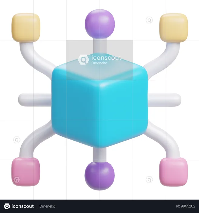 Systemwürfel  3D Icon