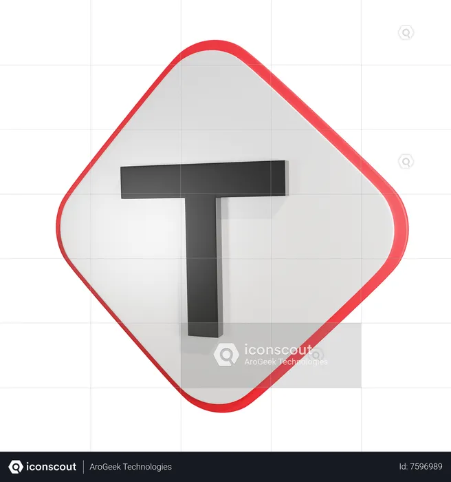 Intersection  3D Icon