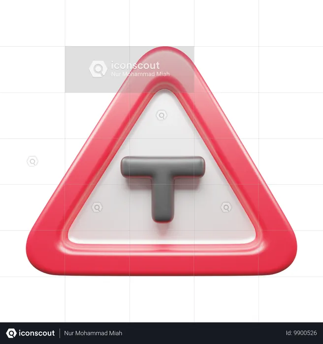 T Junction  3D Icon