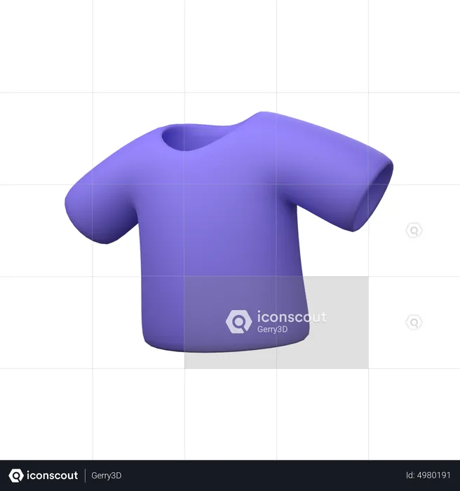 T Shirt  3D Icon