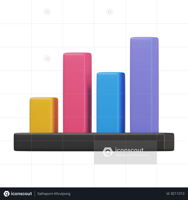 Tabla de crecimiento  3D Icon