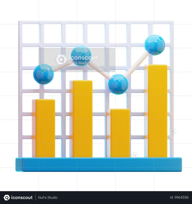 Tabla de crecimiento  3D Icon