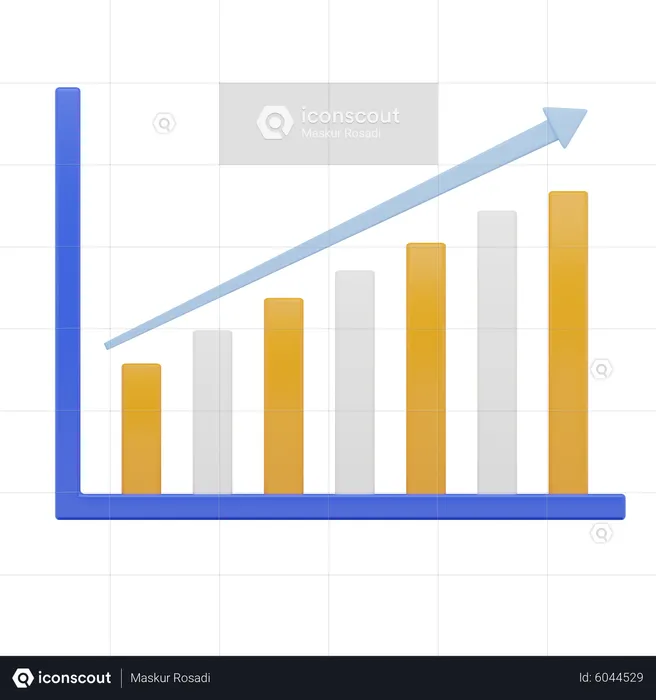 Tabla de crecimiento  3D Icon