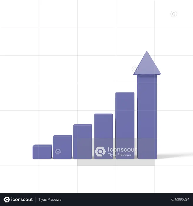 Tabla de crecimiento  3D Icon