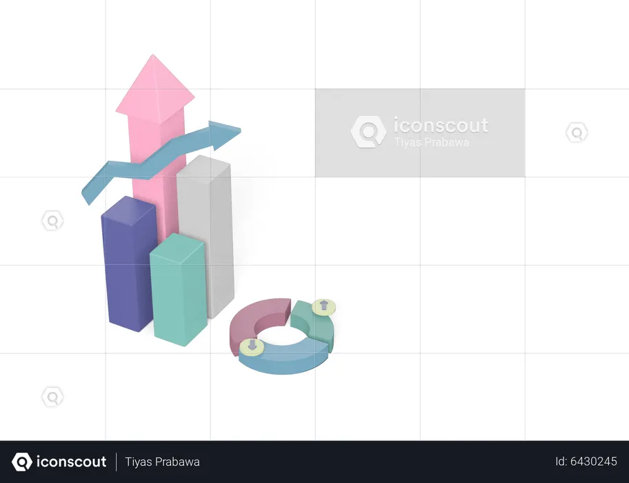 Tabla de crecimiento  3D Icon