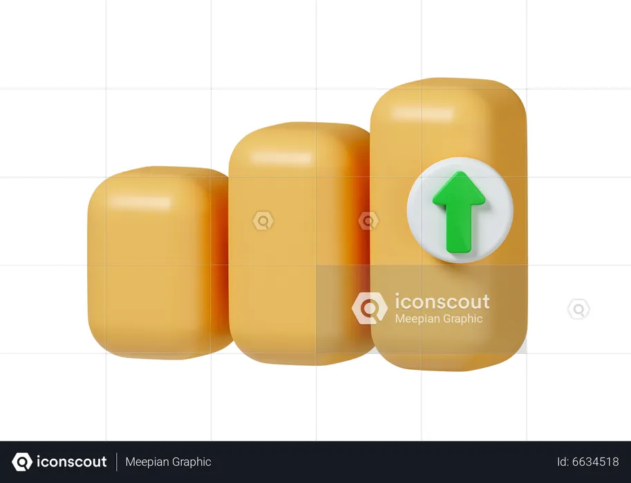 Tabla de crecimiento  3D Icon