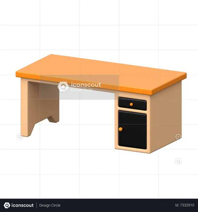 Table  3D Icon