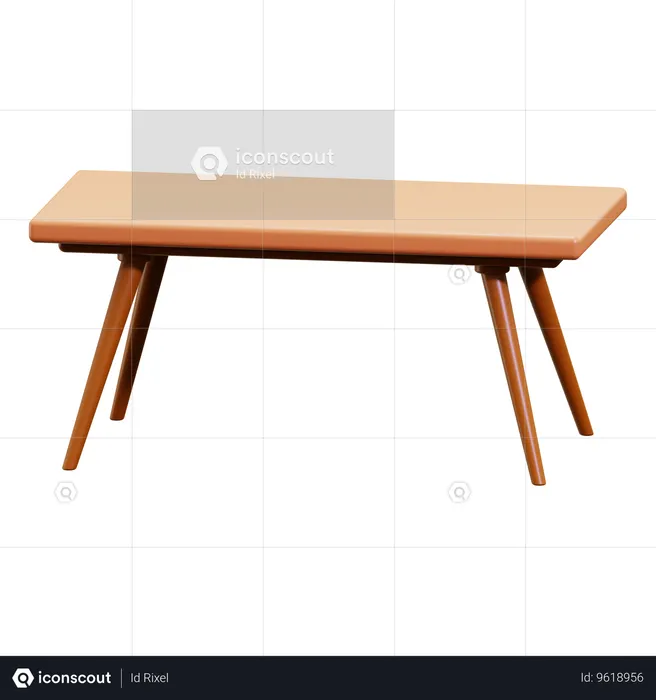 Table  3D Icon