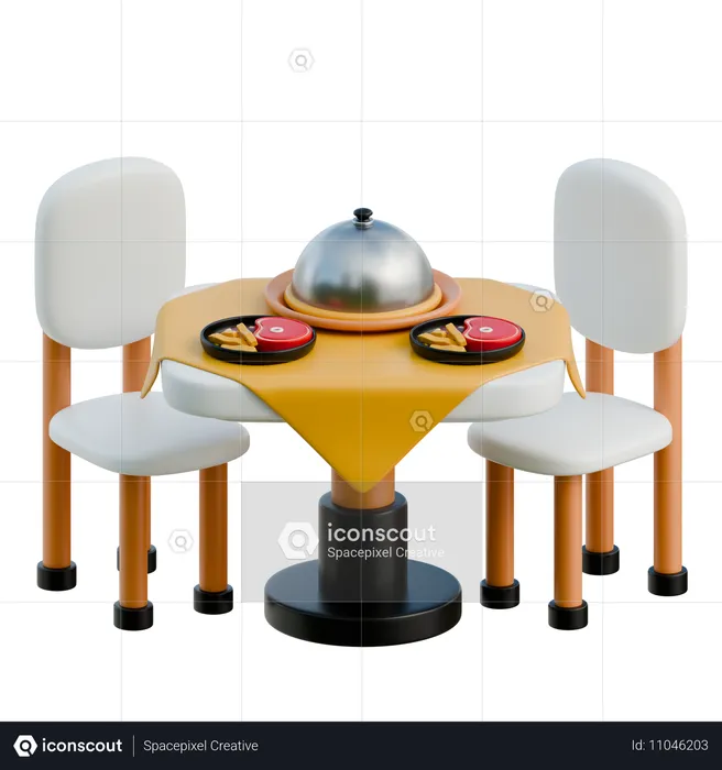 Table à manger  3D Icon