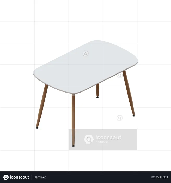 Table à manger  3D Icon