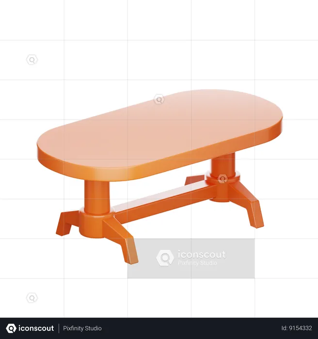 Table basse  3D Icon